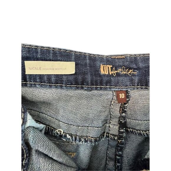 KUT From The Kloth Dark Wash, High Rise, Bootcut Jeans - Picture 2 of 5